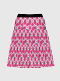 Pink Strawberry Three - Tiered Skirt - In Control Clothing