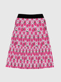 Pink Strawberry Three - Tiered Skirt - In Control Clothing