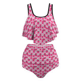 Plus Size Kawaii Strawberry Two - piece Swimsuit - In Control Clothing
