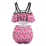 Plus Size Kawaii Strawberry Two - piece Swimsuit - In Control Clothing