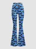 Plus Size Pastel Goth Flare Leggings - In Control Clothing