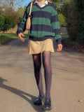 Preppy Style Academia Fashion Striped Sweater - In Control Clothing