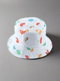 Print Mushroom Bucket Hat - Unisex Aesthetic Accessory - In Control Clothing