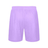 Purple Men's Mid - Length Casual Graphic Shorts