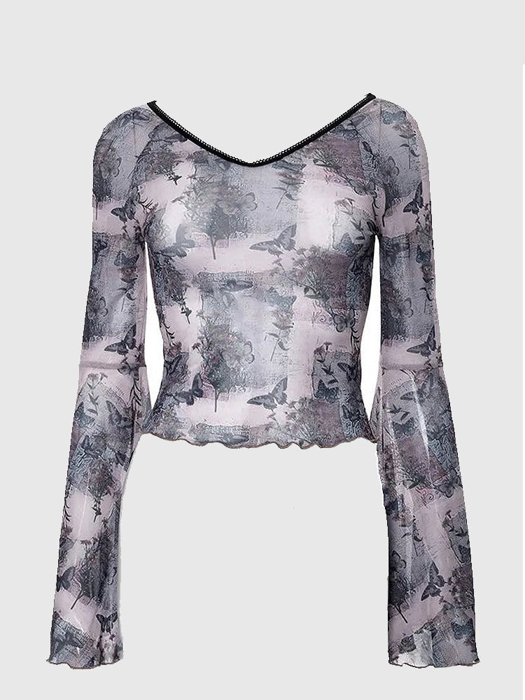 butterfly mesh top