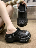 Round Toe Platform Sandals