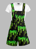 Slimecore Fashion Overall Shorts