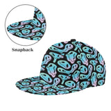 Smiley All Over Print Snapback Hat