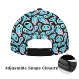 Smiley All Over Print Snapback Hat