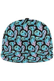 Smiley All Over Print Snapback Hat