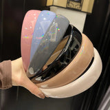 Solid Holographic Patent Leather Hairbands - In Control Clothing