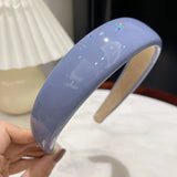 Solid Holographic Patent Leather Hairbands - In Control Clothing