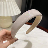 Solid Holographic Patent Leather Hairbands - In Control Clothing
