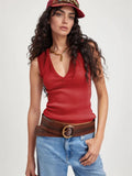 Solid V - Neck Tank