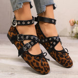 Square Toe Block Heels Loafers