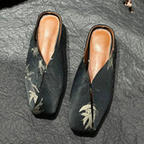 Square Toe Flats Sandals