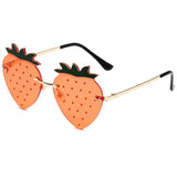 Strawberry Fashion Glasses - In Control Clothing