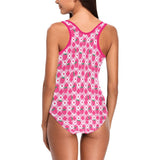 Strawberry Pink One Piece Swimsuit - In Control Clothing