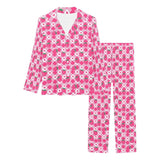 Strawberry pink Women's Long Pajama Set - In Control Clothing