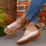 Toe Loop Flats Sandals