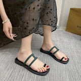Toe Post Flats Sandals