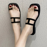 Toe Post Flats Sandals