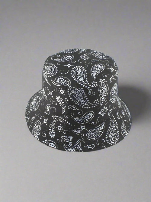 Unisex  Black Pattern Design Bucket Hat
