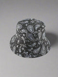 Unisex Black Pattern Design Bucket Hat - In Control Clothing