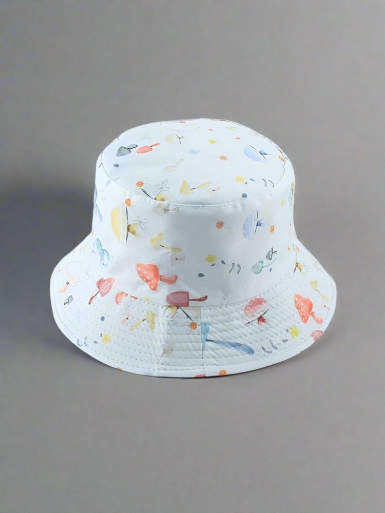 Unisex Mushroom Pattern Bucket Hat - In Control Clothing