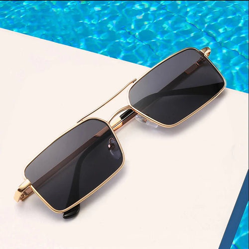 Vintage Rectangle Sunglasses - Unisex Shades