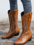 Western Embroidered Cowgirl Boots