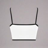 Womens Aesthetic Graphic White Crop Top - In Control Clothing