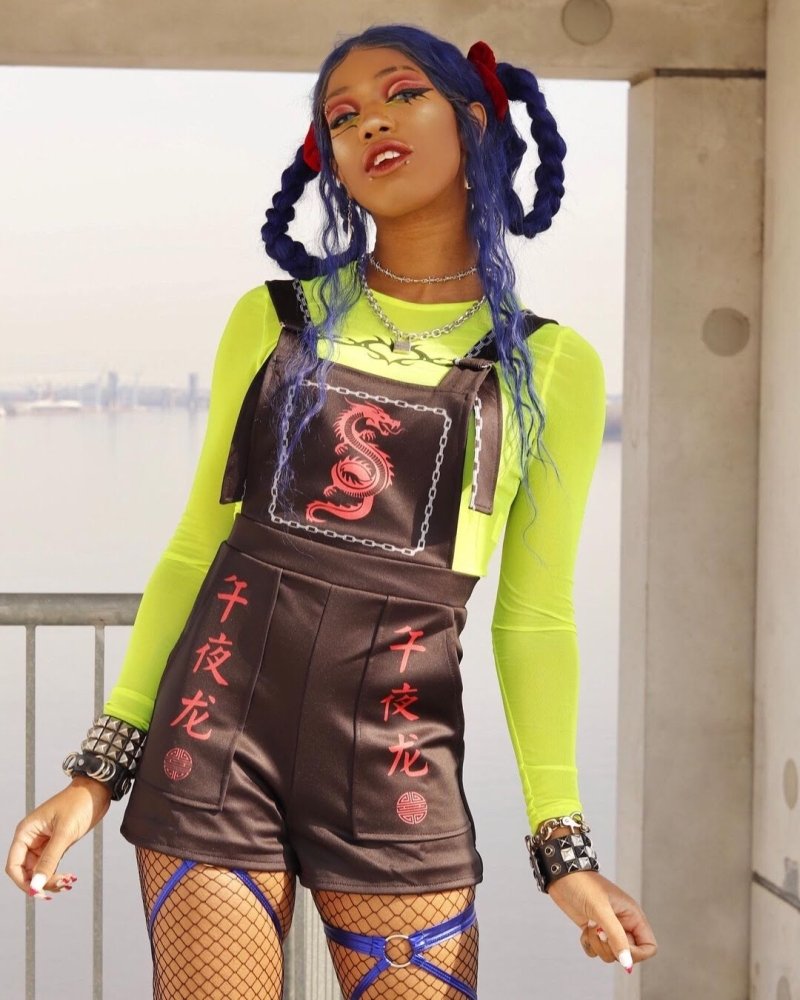 Womens ALT Style Dragon Overalls - In Control Clothing