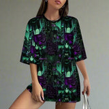 Womens Anime Cyberpunk T-Shirt - In Control Clothing