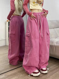 Women's Baggy Cargos with Drawstring - In Control Clothing