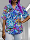 Womens Frutiger Aero Y2k Hawaiian Shirt - In Control Clothing