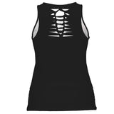 Women's Goth Aesthetic Hollow Out Tank Top