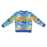 Women's Helvetica Aqua Aero Cardigan