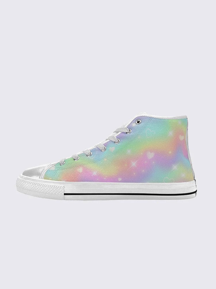 Women's Kawaii Rainbow Sneakers - In Control Clothing