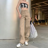 Women’s Low Waist Cargo Pants – Vintage Y2K Street Style - In Control Clothing