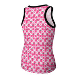 Womens Sleeveless Strawberry Plaid Tank Top - In Control Clothing