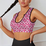 Womens Strawberry Yoga Top - In Control Clothing