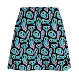 Womens Trippy Cartoon Short skirt