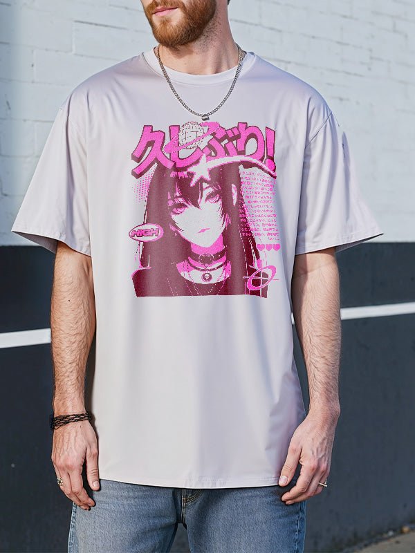 Y2k Anime Graphic Tee Men's T-Shirt - In Control Clothing