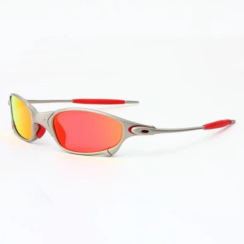Y2K Cybercore Polarized Sunglasses - UV400 Metal Cycling Glasses for Outdoor Sports - In Control Clothing
