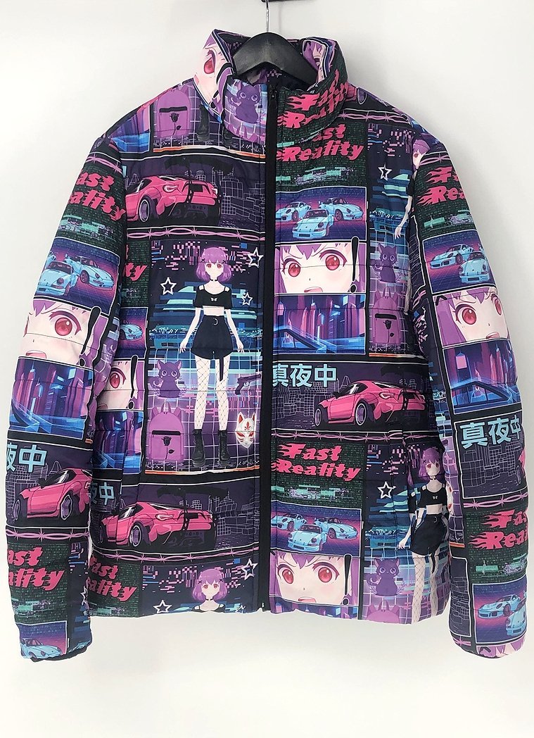 2 Fast Anime Jacket (Puffer) - In Control Clothing