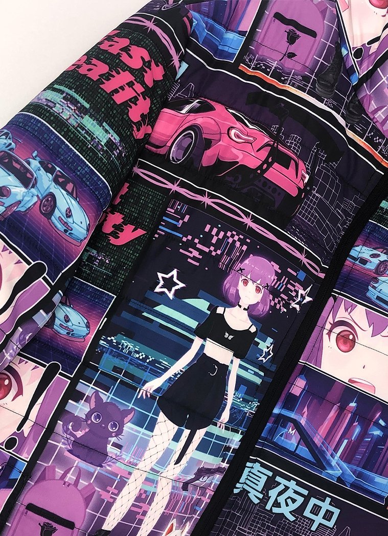 2 Fast Anime Jacket (Puffer) - In Control Clothing