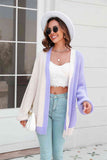 Cute Color Block Cardigan