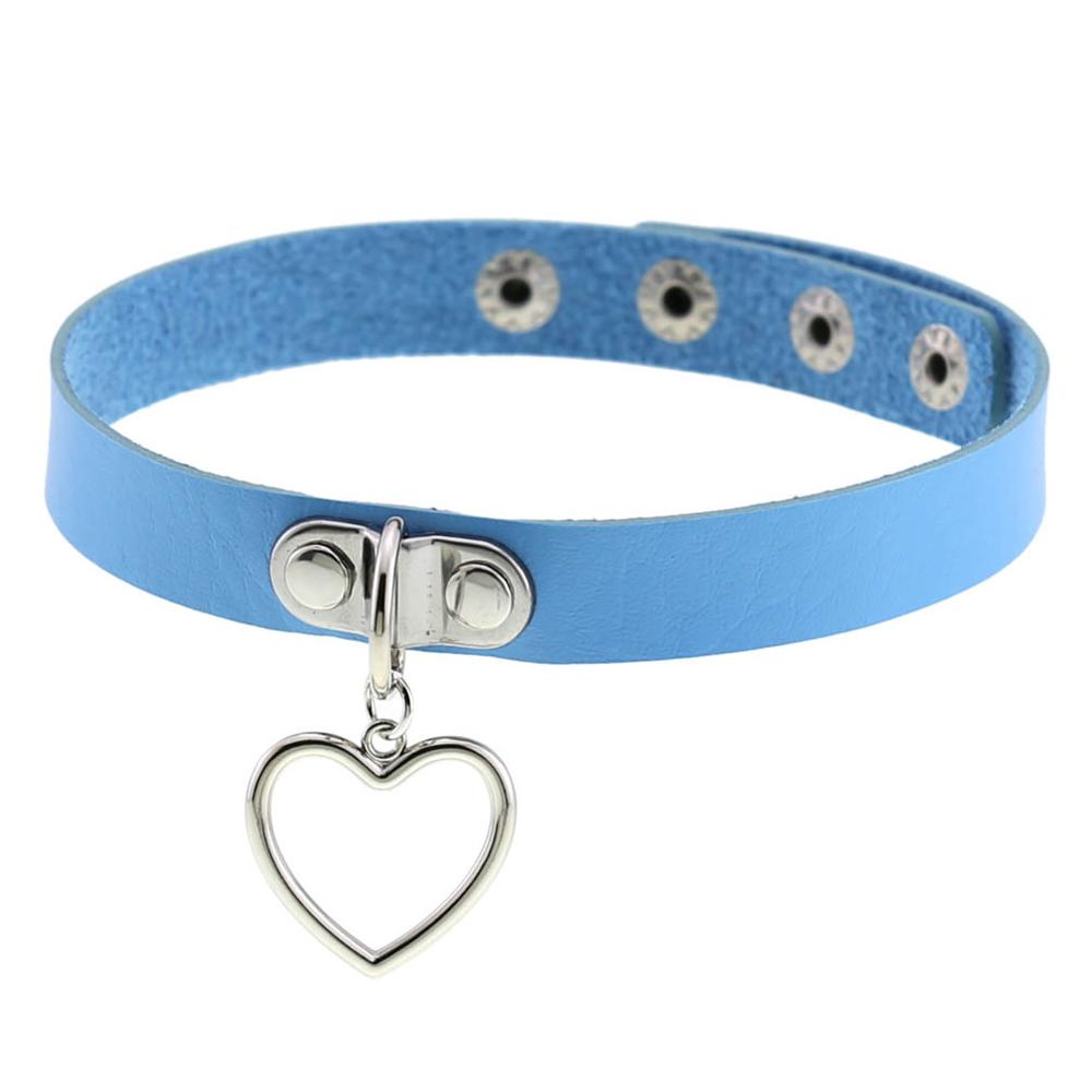 Kawaiicore Style Heart Pendant Choker Necklace
