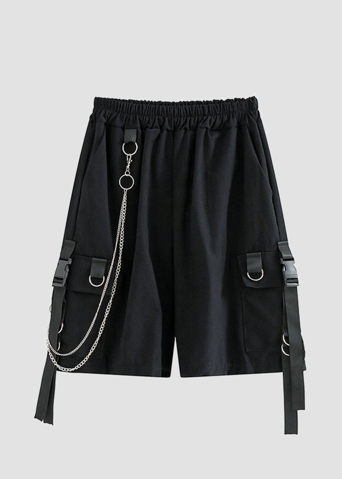Aesthetic Chain Detail Men's Shorts - In Control Clothing